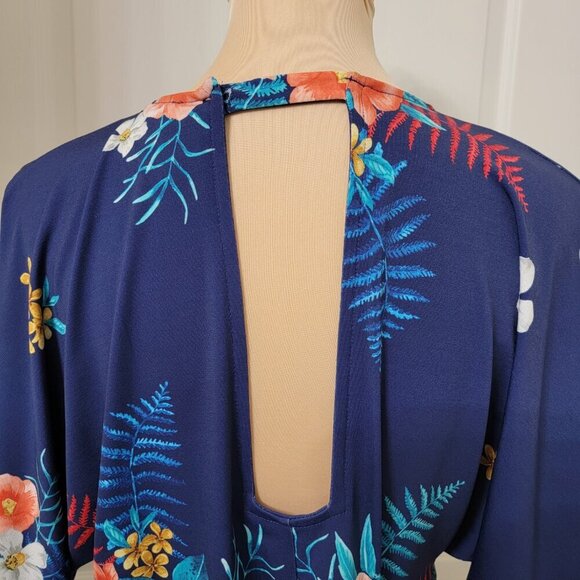 Express Vibrant Blue and Orange Shorts - Picture 7 of 16